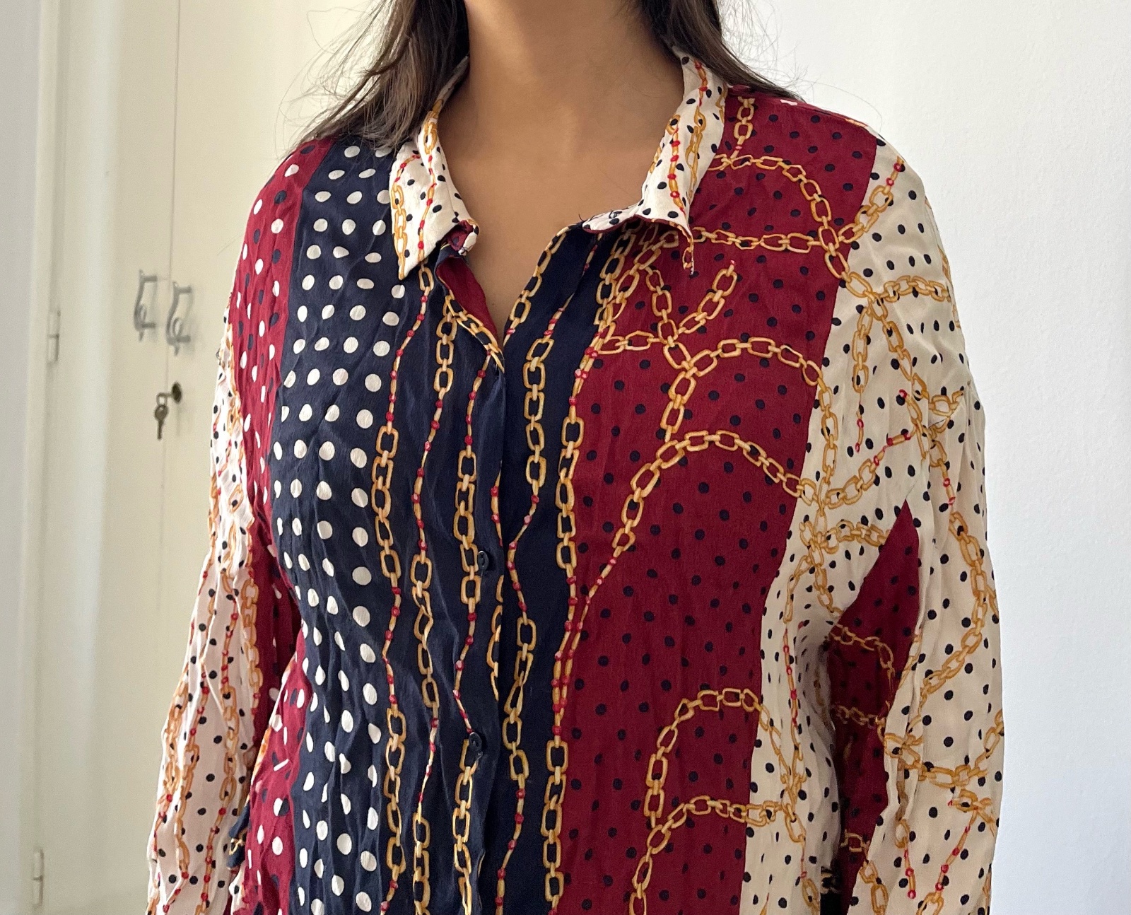 Chemisier Zara style versace 
