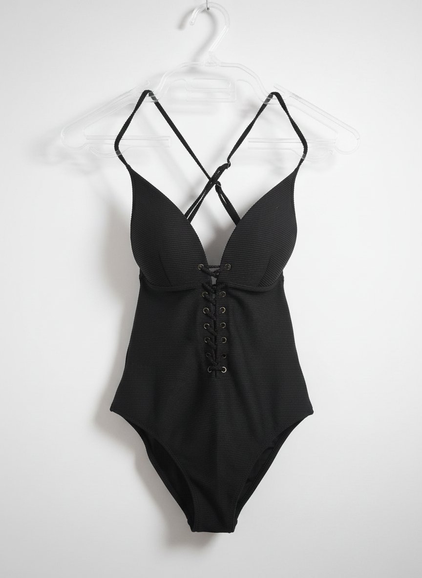 Maillot noir élégant 
