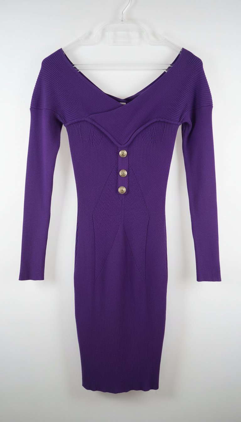 Robe violet élégante et très chic avec  un prix  très raisonnable 
