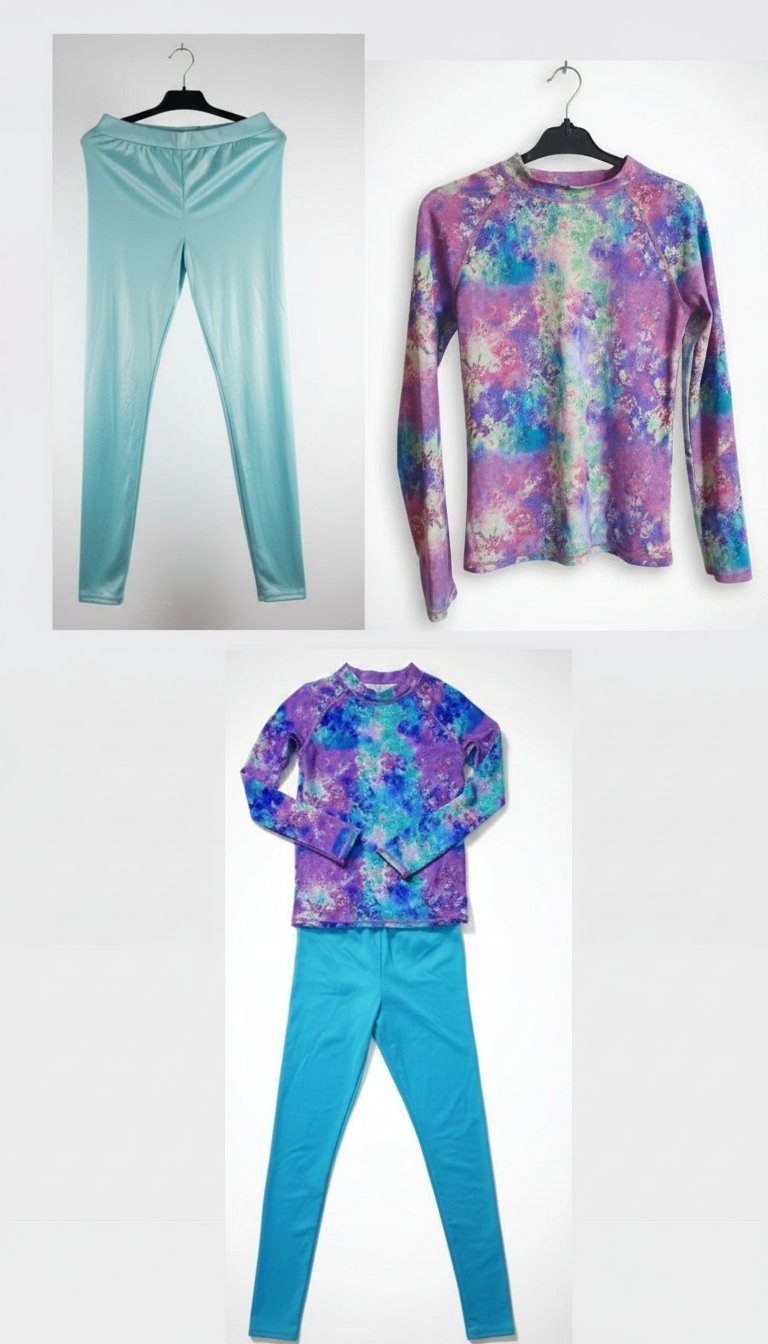 🌈 Tenue de plage multicolore, parfaite pour un look frais et tendance cet été. ☀️  