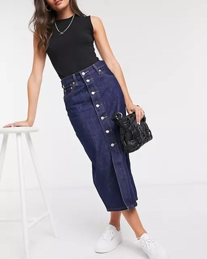 jupe levis boutonnee