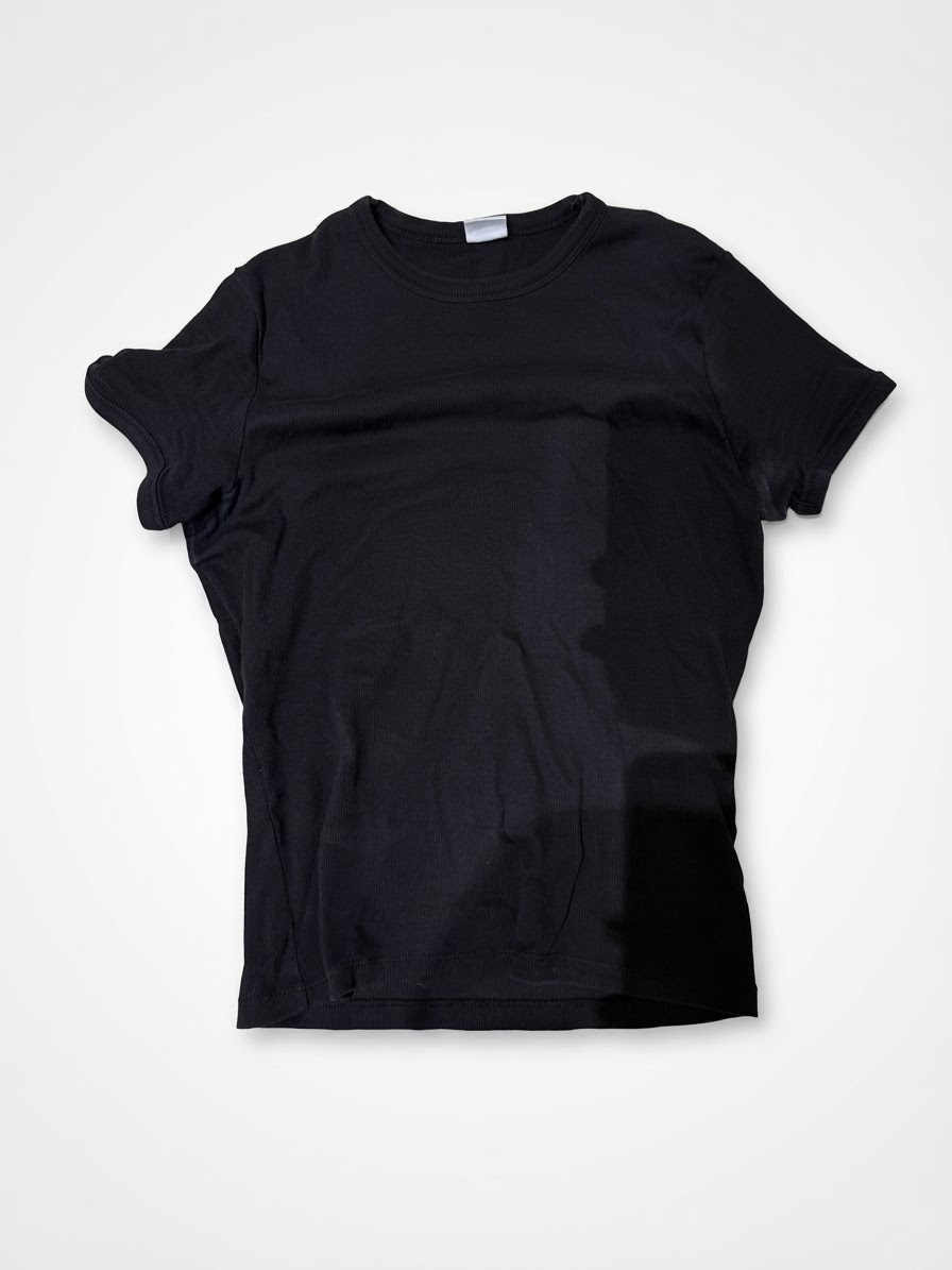 Slim ribbed t shirt