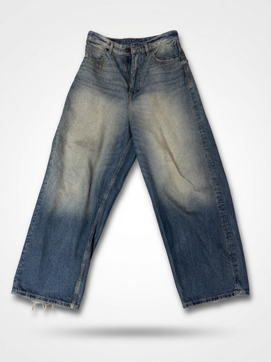 Super baggy jeans blue denim