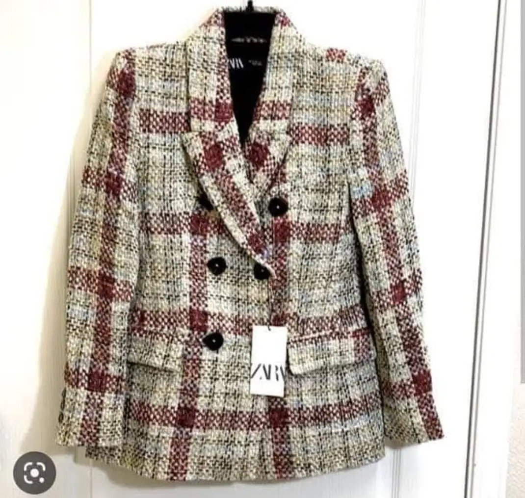 Blazer Zara en laine avec étiquette taille M