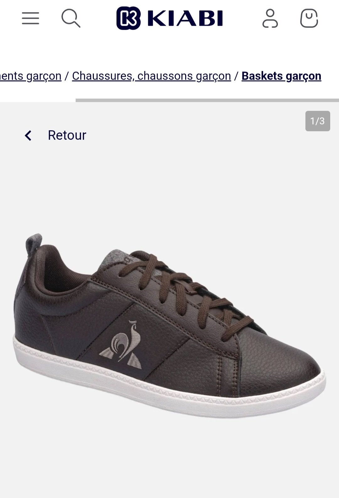Baskets garçons le coq sportif