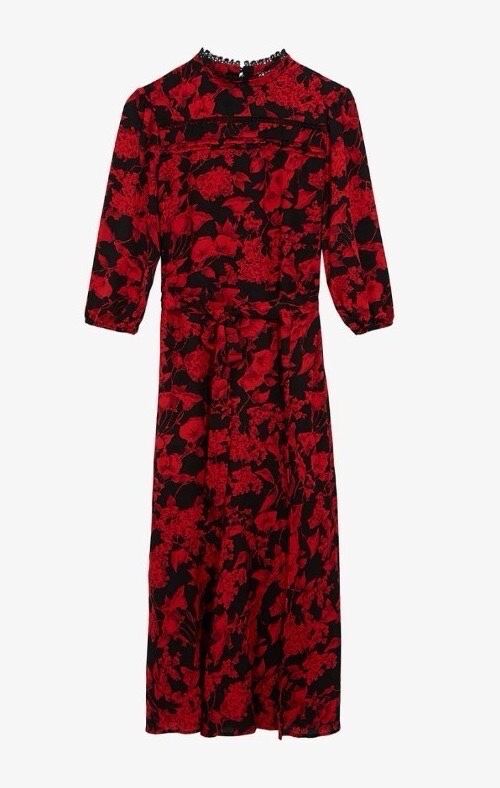 Robe rouge taille M