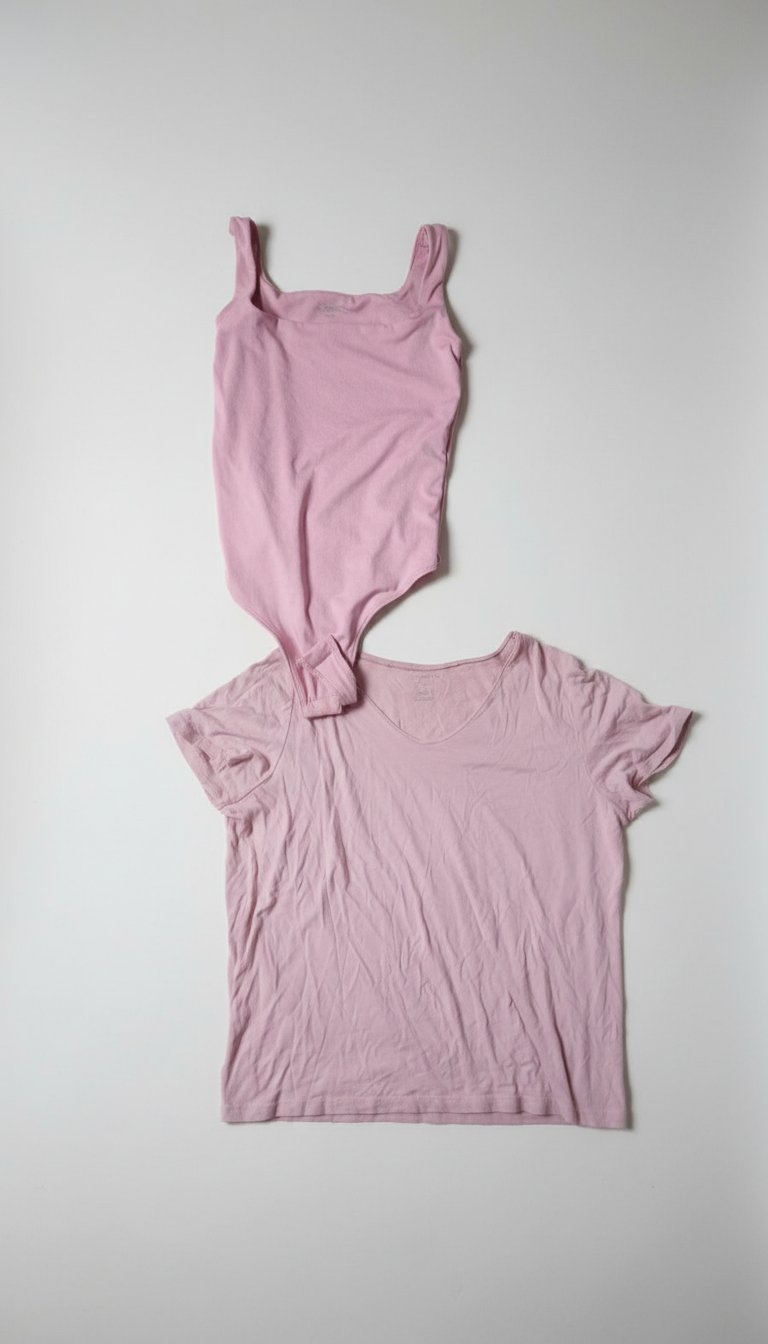 Deux pulle rose (top et t-shirt oversize)+un petit cadeau ☺️
