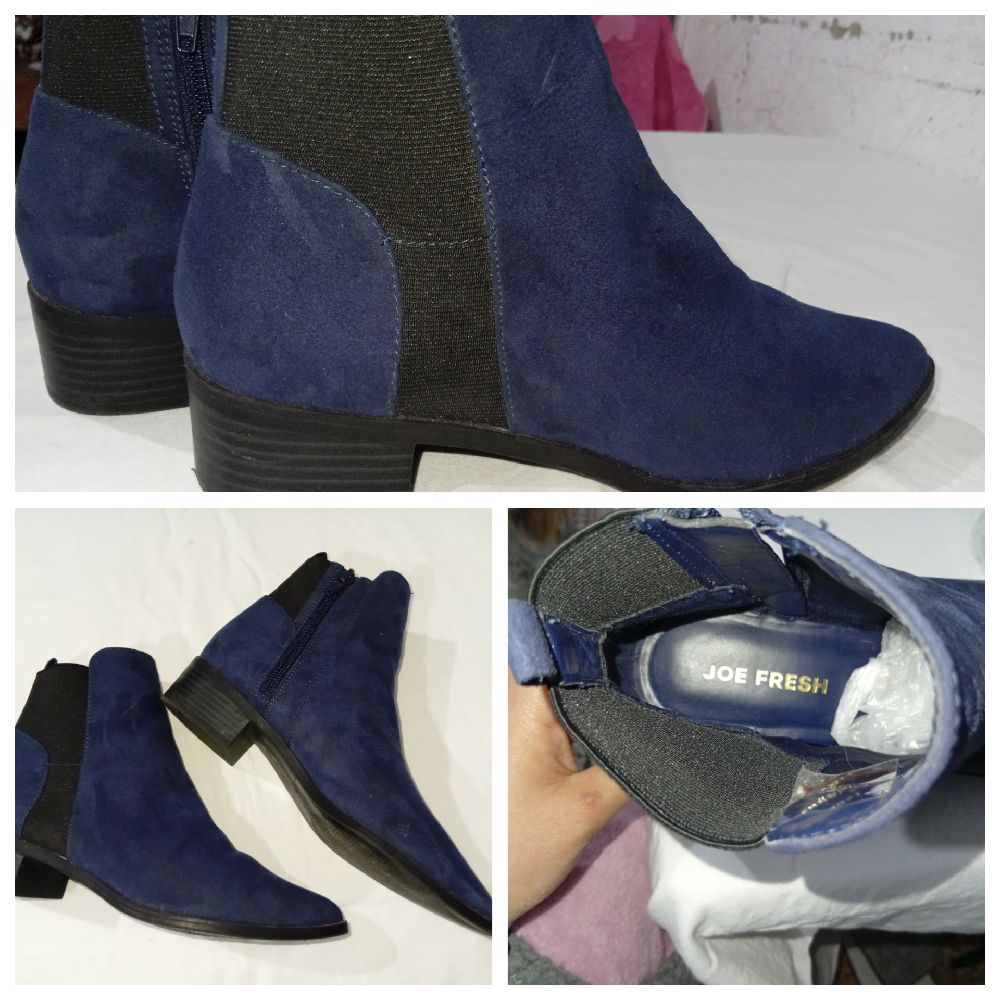 Bottine en daim la marque joy fresh