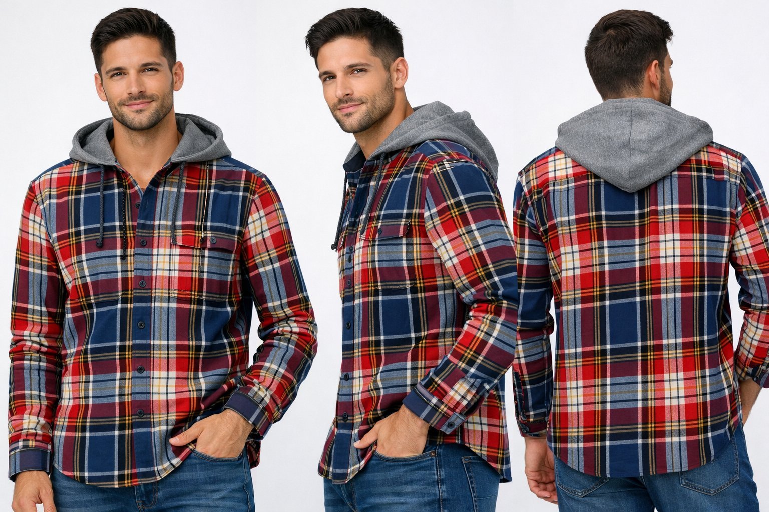 Superbe Chemise à capuche Route66 Authentique Style Flannel/Grunge – Taille S - État neuf⭐