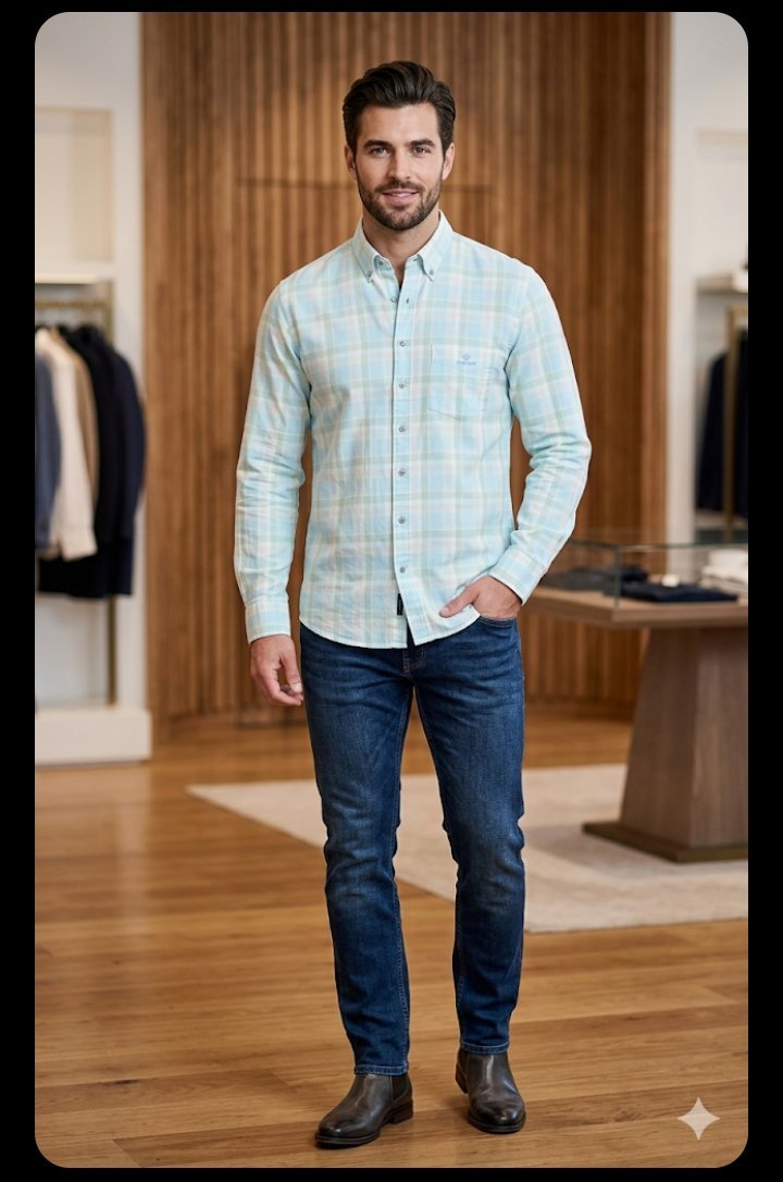 Chemise GANT Tech Prep - Coupe Relaxed - Taille L - Très bon état