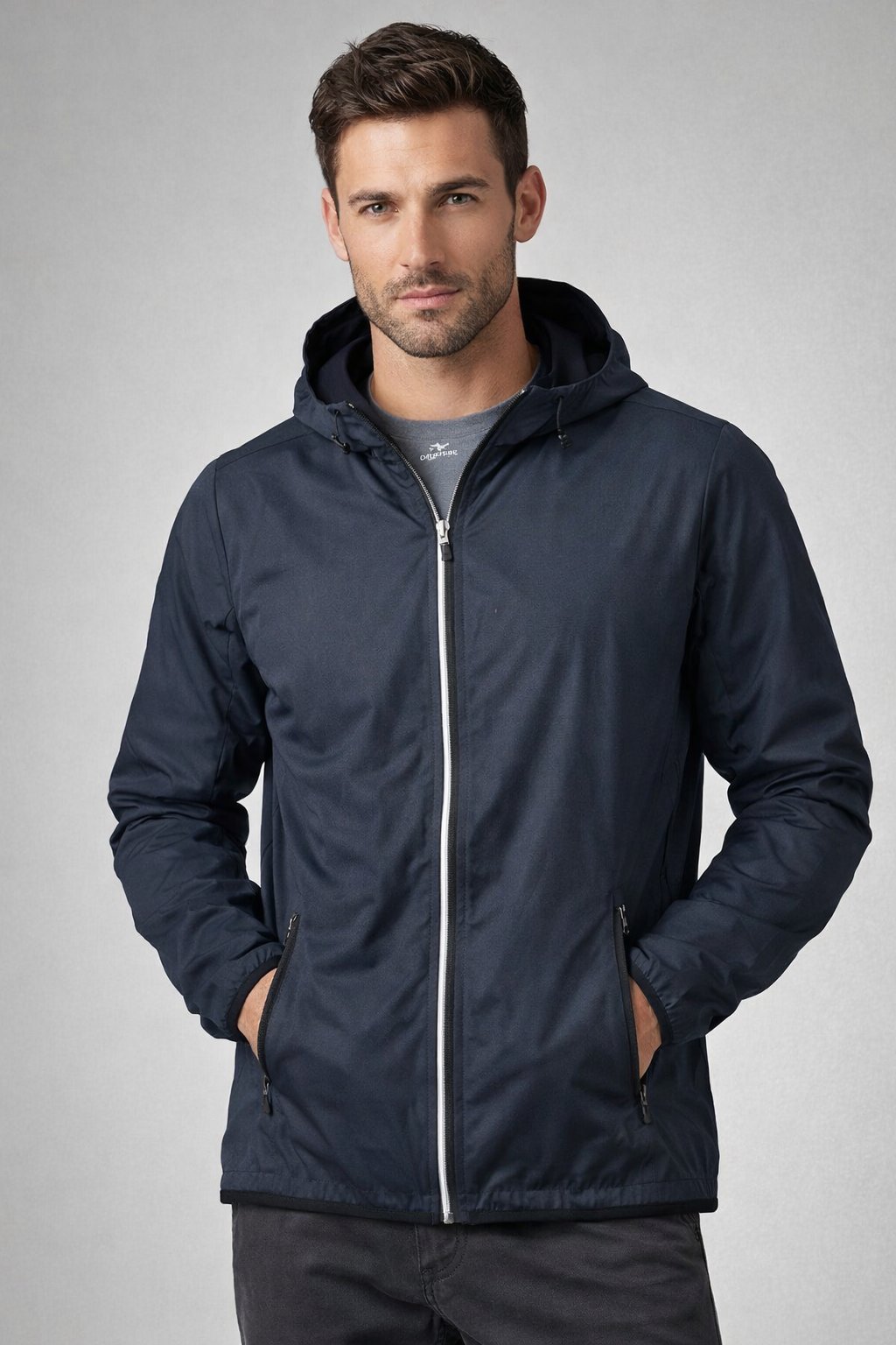 🧥 Veste Coupe-vent / Softshell Homme - Marque CRANE (Taille 40/M) - Excellent état, très peu portée #Crane #VesteSport #StyleActif #HommeChic #DabchyTunisie
