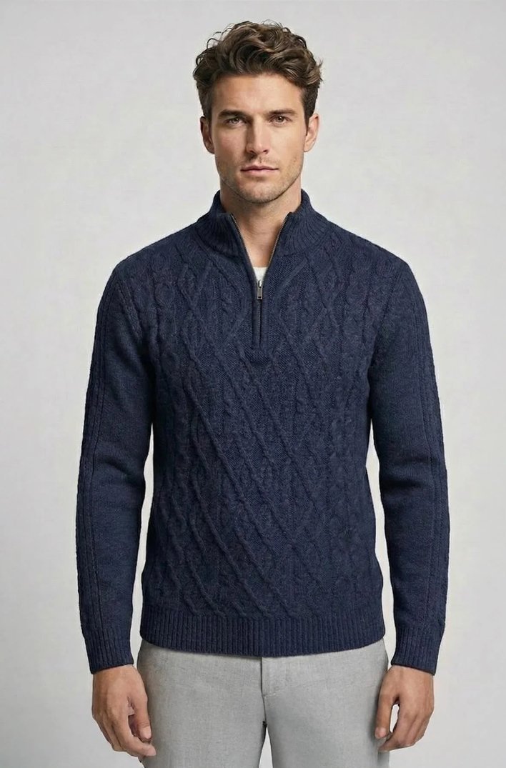 Pull à col zippé Broken Standard Taille M