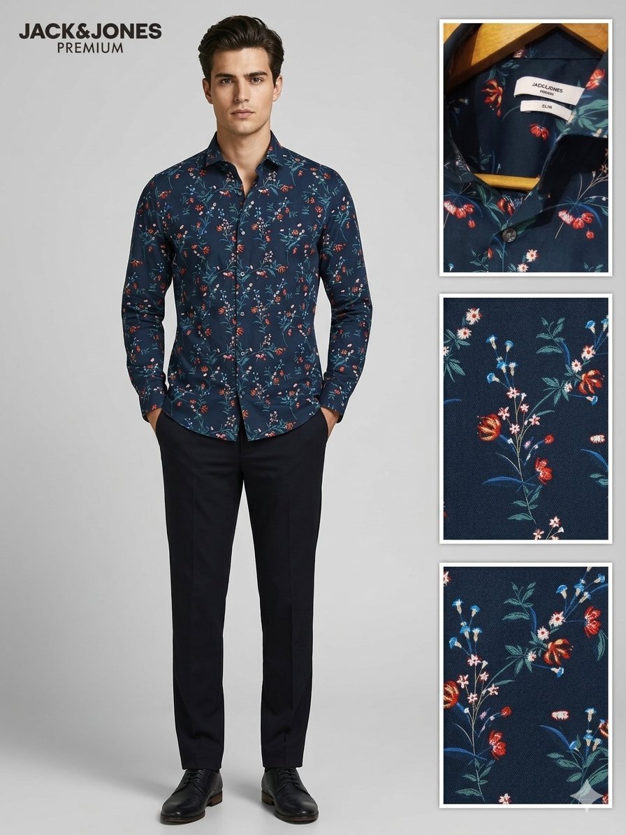 Jack & Jones Premium – Chemise Coupe Slim – Excellent état comme neuf