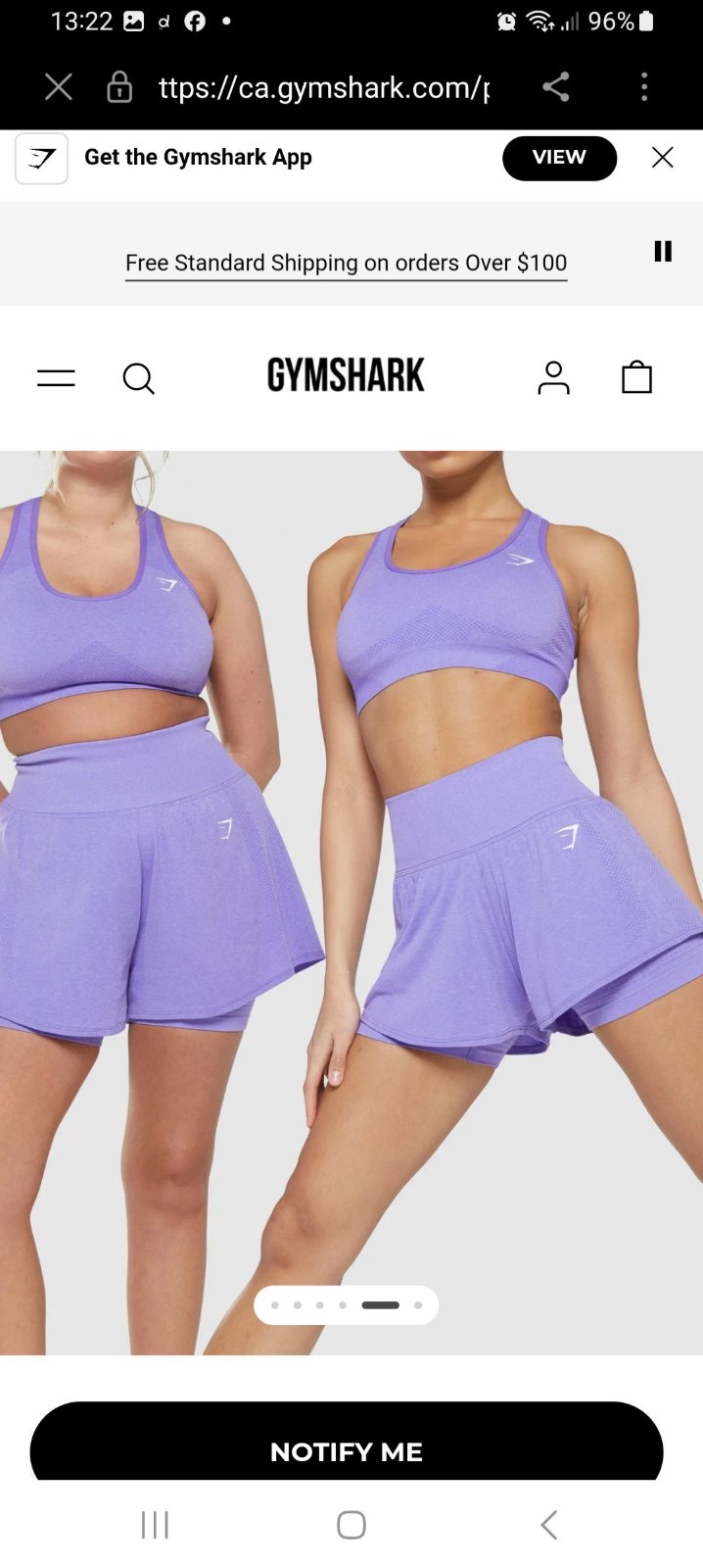 Gymshark short gainant 2in1 taille XXL🐠🐋