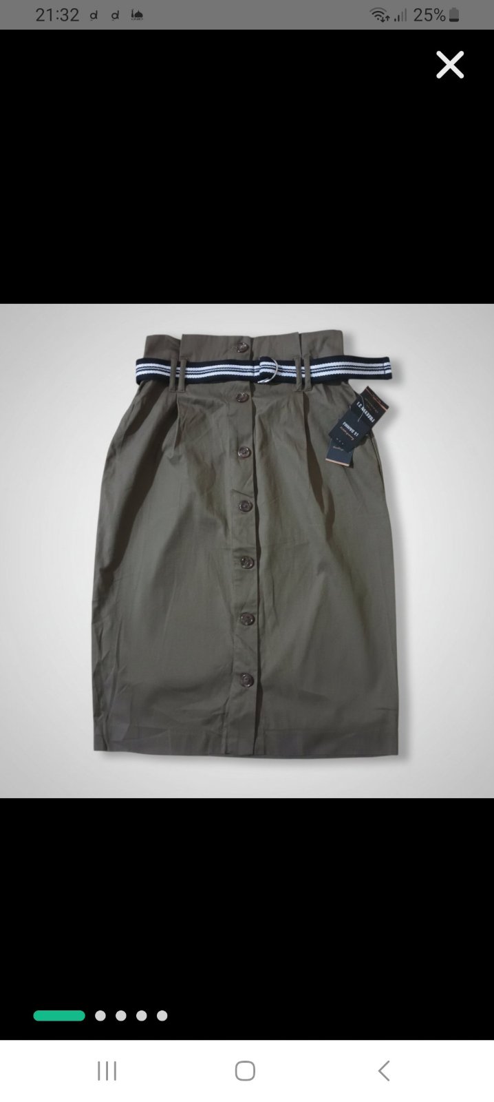 Jupe vert militaire 