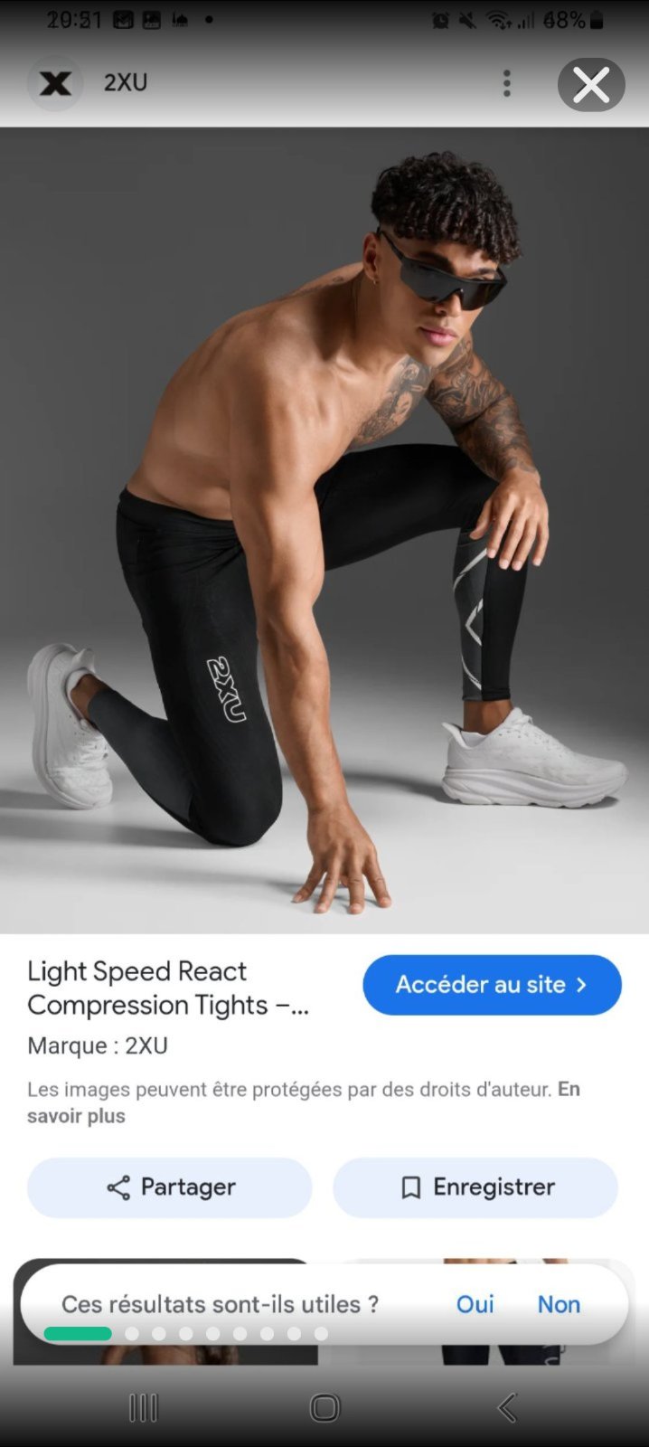 Legging sport homme Taille S état comme neuf 🖤💥