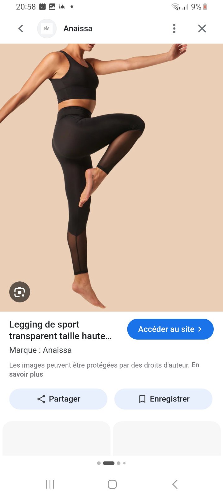 Legging sport décathlon taille S