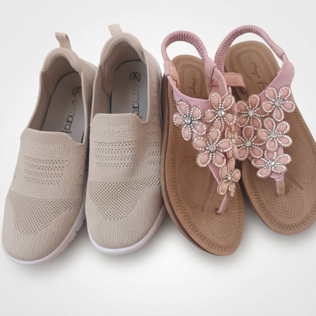 Lot pointure36 sandales très élégantes et espadrille léger en état excellent
