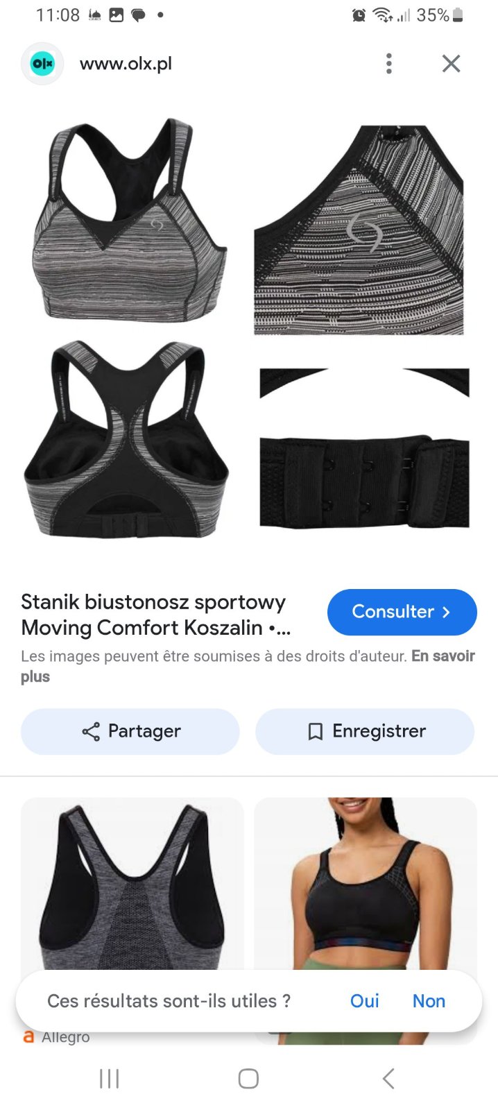 Brassière avec bretelles ajustables