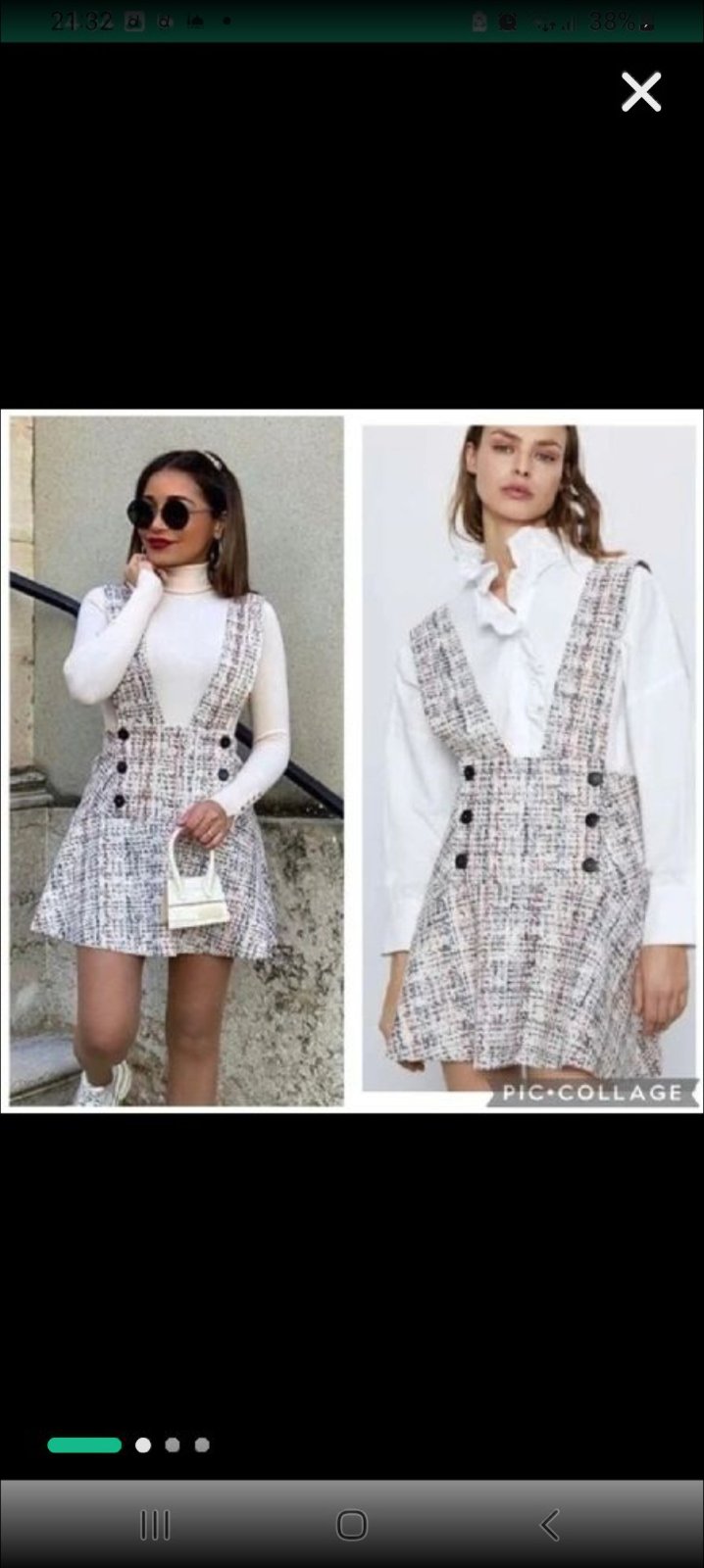 Salopette jupe ZARA  taille 36