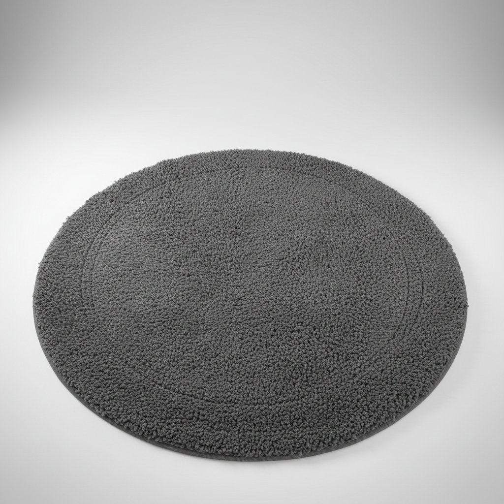 Tapis rond de haute qualité a usage double faces 