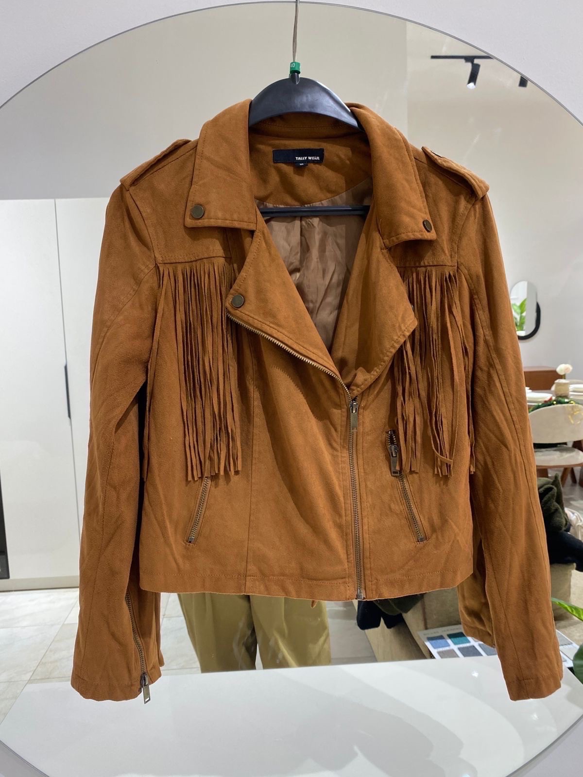 Gilet en faux daim 