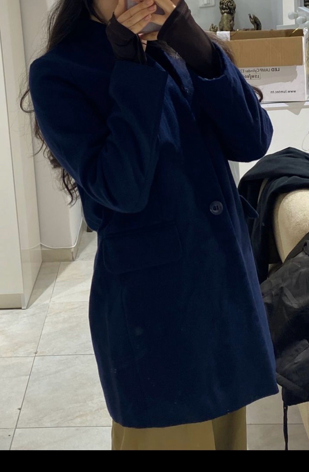 Manteau bleu marine 