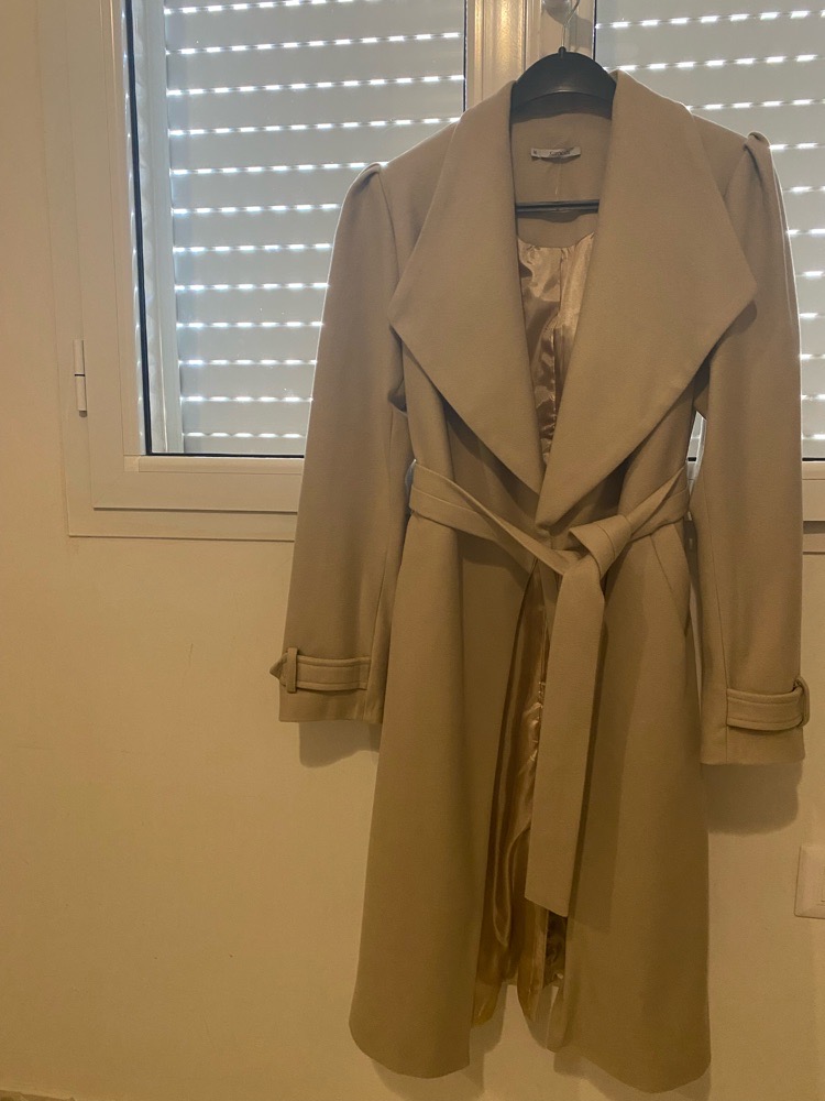 Manteau Cachemire Neuf Creme