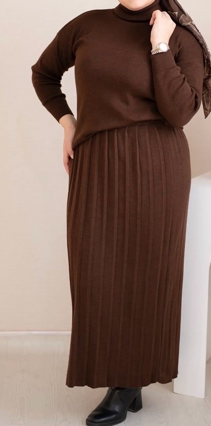 Set Laine Marron