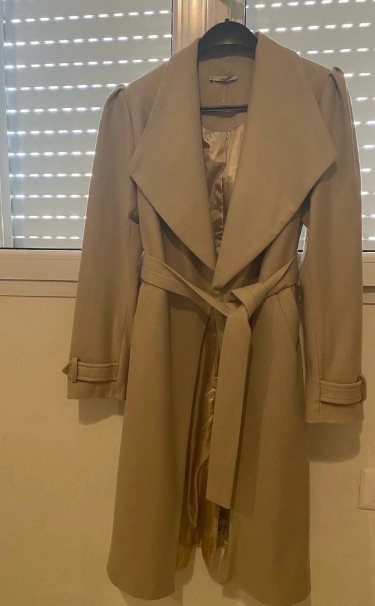 Manteau Cachemire Jamais porté Créme 