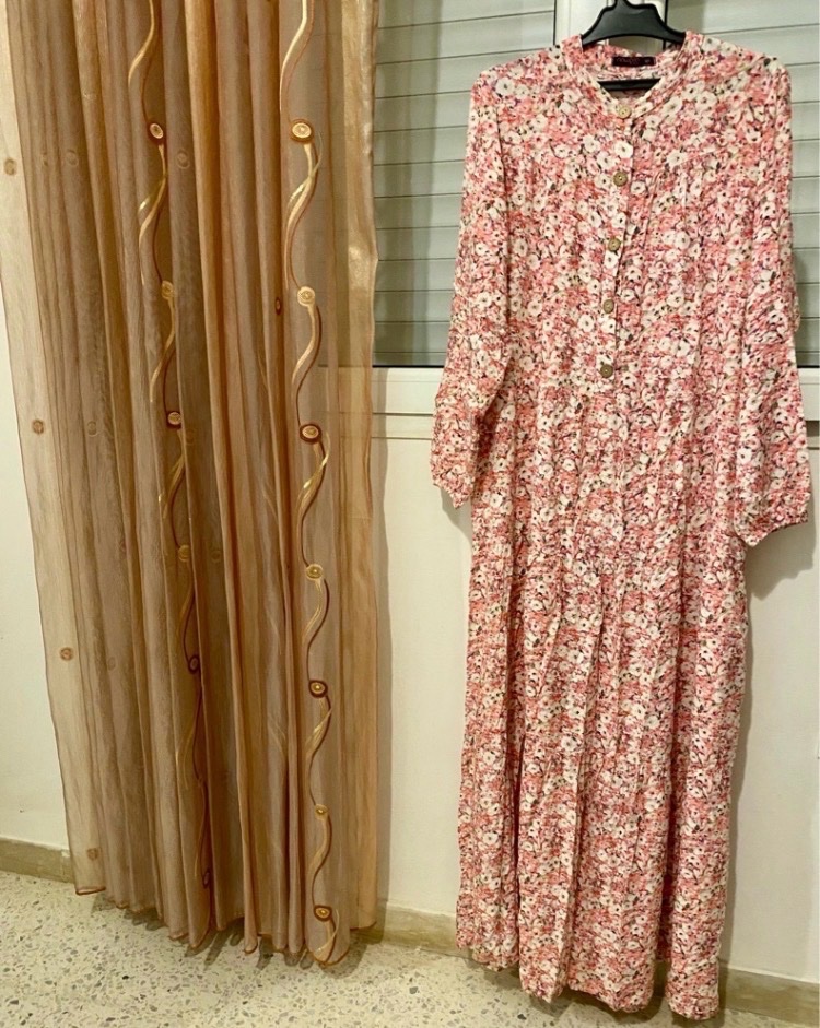 Robe fleurie Rose