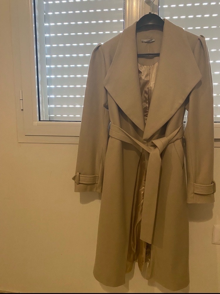 Manteau Cachemire Neuf en Creme