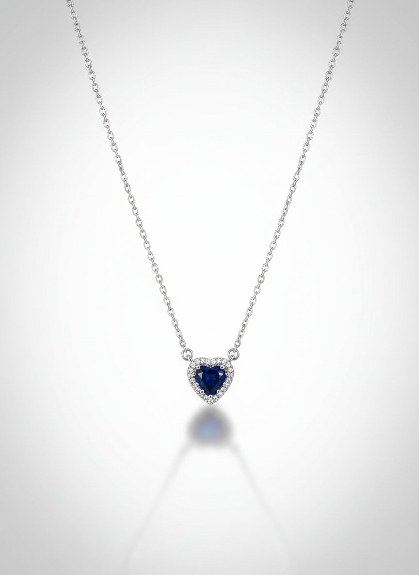 Collier Pandora bleu,bague SAPHIR s925 