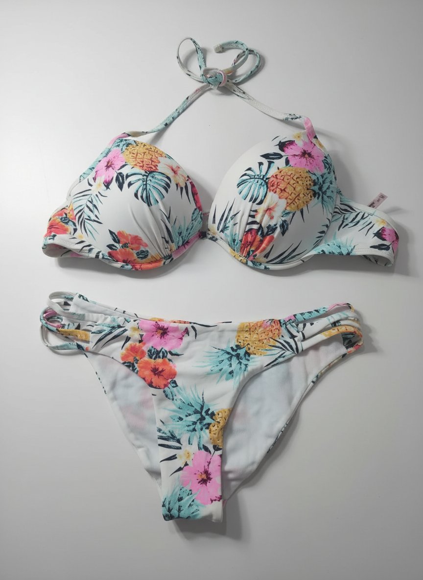 Bikini deux pièces blanc by Ardene swim