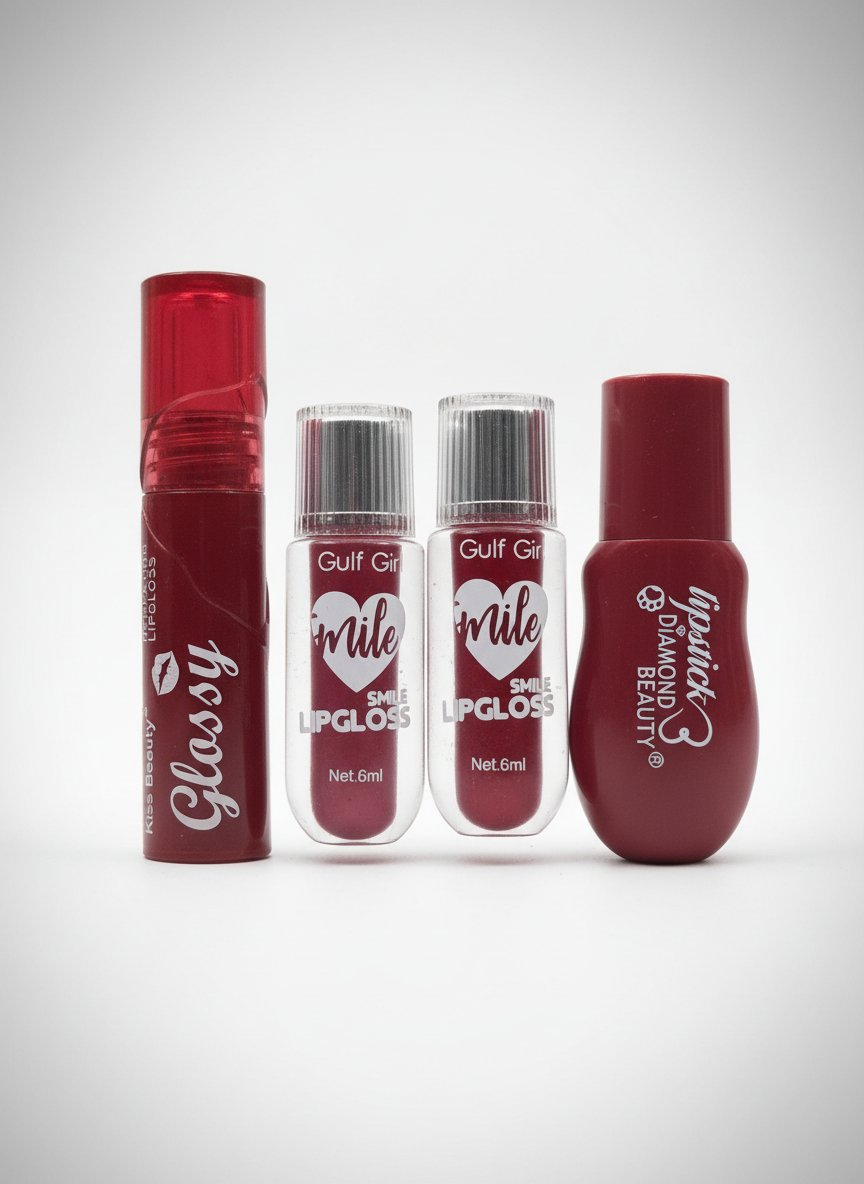 Set de gloss rouge à lèvres 
