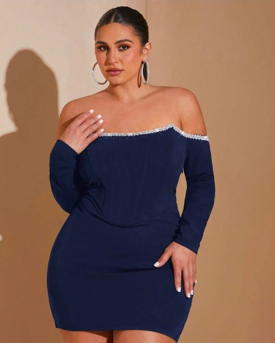 Mini robe bleue 