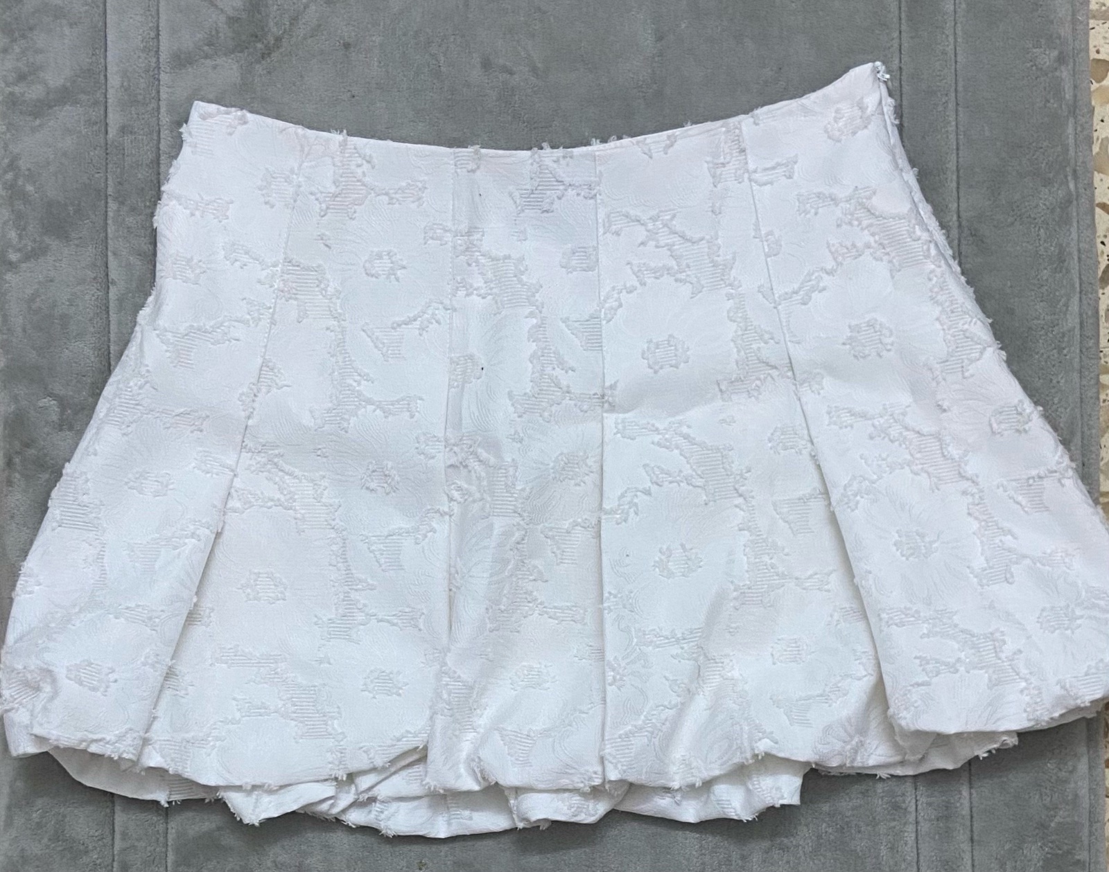 Jupe court zara taille m blanc