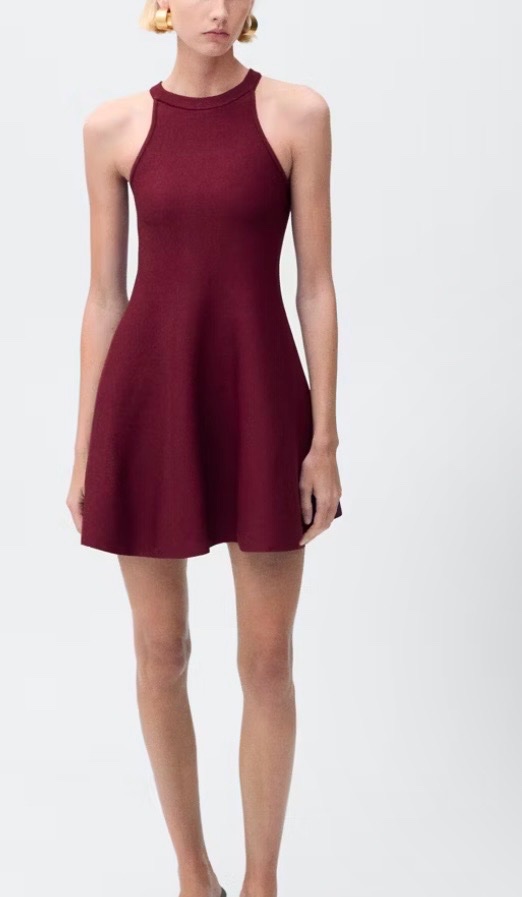 Robe mango neuf bordeau taille s de plus tlabes m 