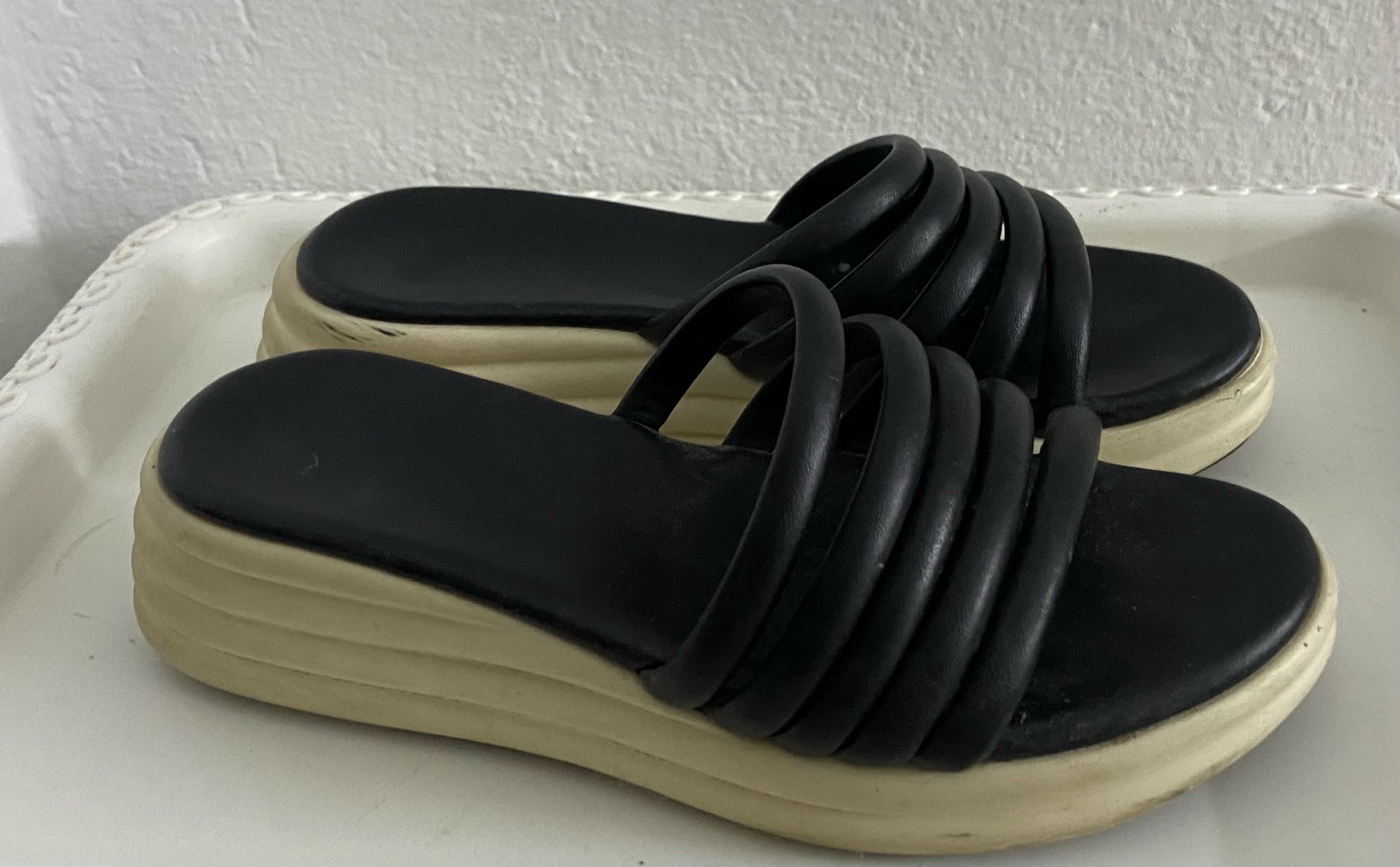 Mules noir 36
