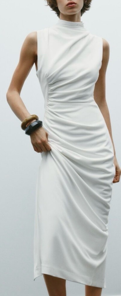 Robe blanche zara taille S 