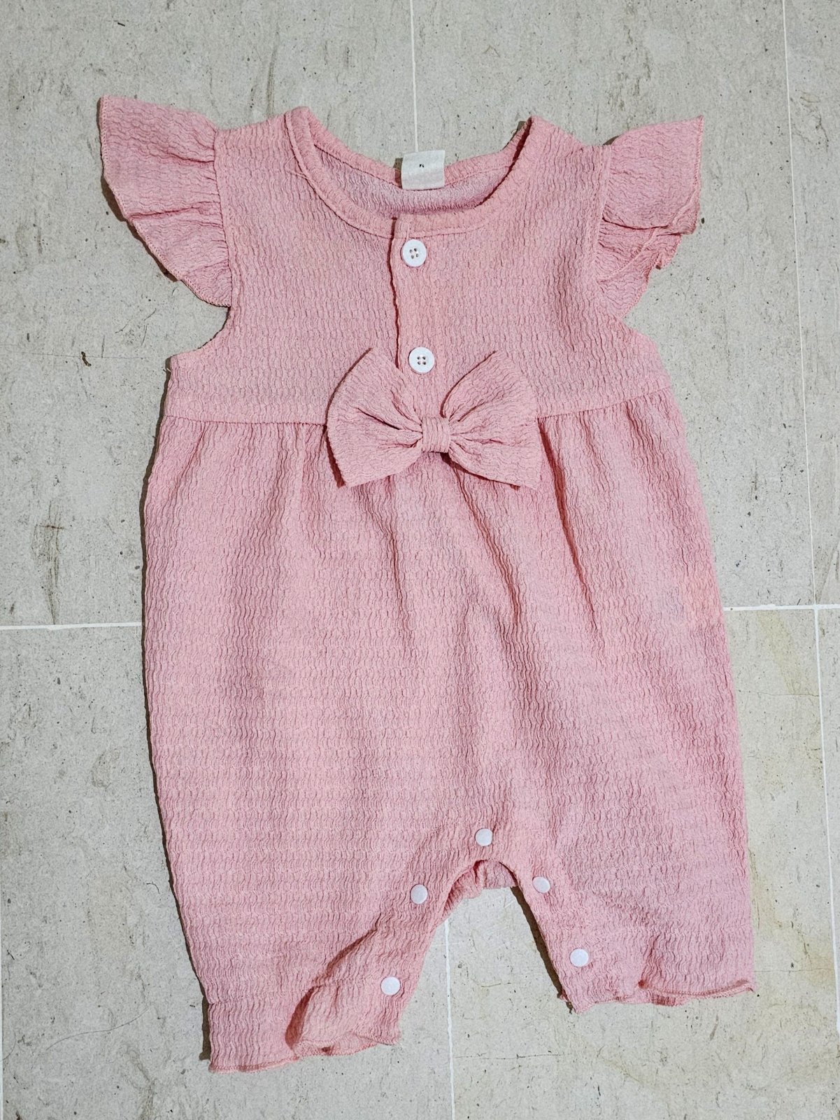 Combinaison Rose Bébé 