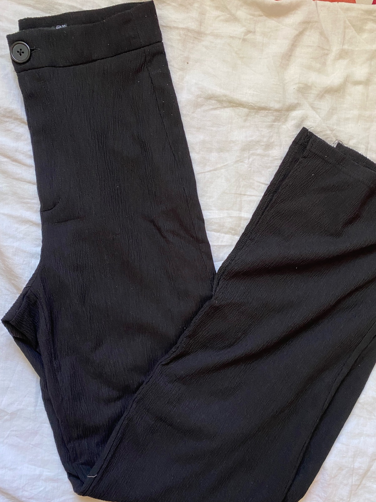 Pantalon noir large