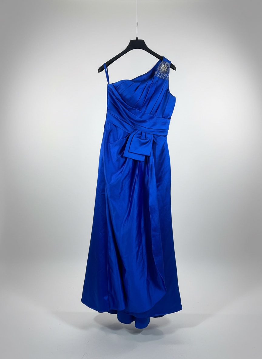 Robe bleu longue de soirée