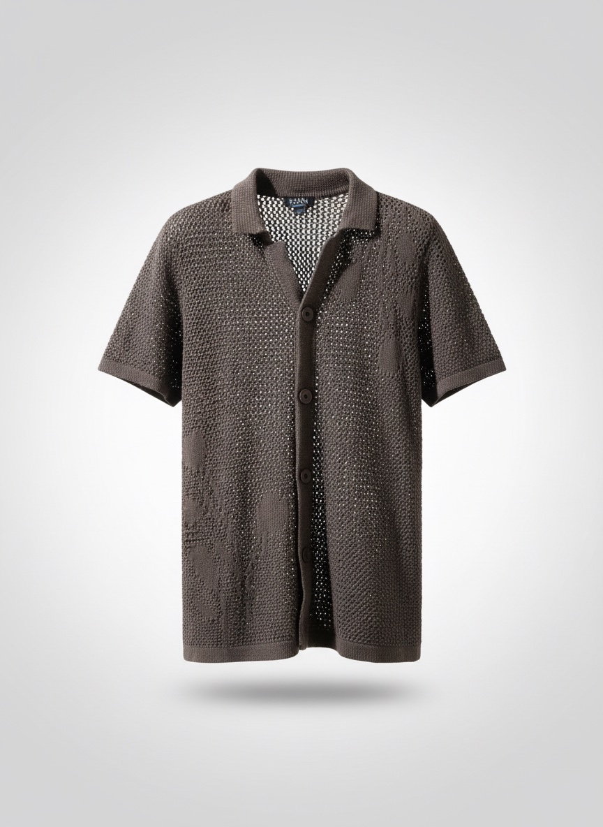 Chemise crochet homme