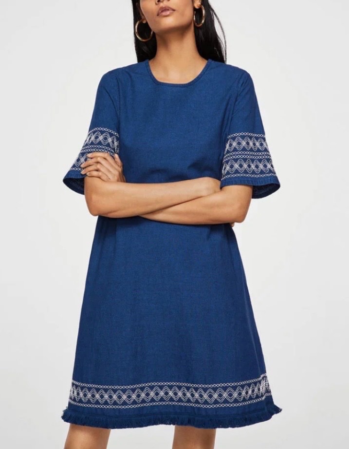 Robe mango denim
