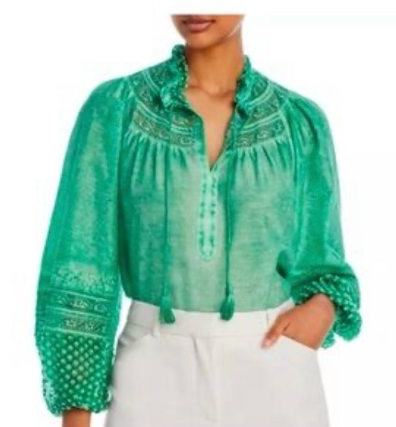 Blouse verte de la marque kobi halperin