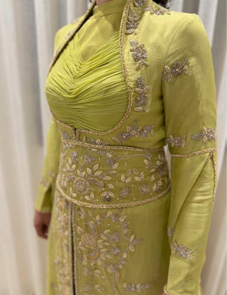 Koftan vert pistache haute couture 💚