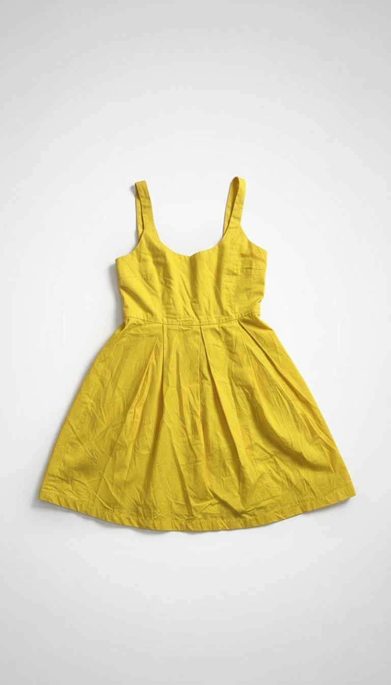 Robe d'été jaune