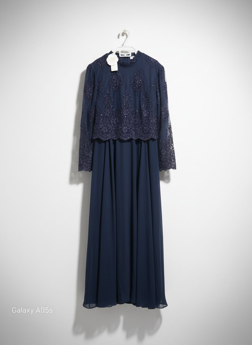 Robe blue fonce