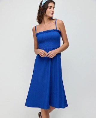 Robe bleue h&m